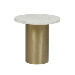 Elle Pillar Side Table – 500Dia/H500mm - Globewest